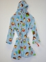 Made With Love & Kisses Flurr Robe-Blue Cupcake