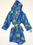 Made With Love & Kisses Flurr Robe-Blue Groovy