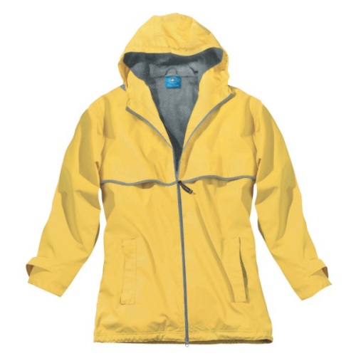 Charles River Women's New Englander Rain Jacket- Buttercup