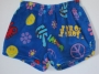 Made With Love & Kisses Flurr Shorts Blue Groovy