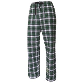 Boxercraft Flannel Pants (Covered Elastic Band)-Green/White