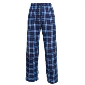 Boxercraft Flannel Pants (Covered Elastic Band)-Navy Light Blue