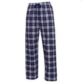 Boxercraft Flannel Pants (Covered Elastic Band)-Navy Silver