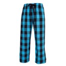 Boxercraft Flannel Pants (Covered Elastic Band)-Black/Pink