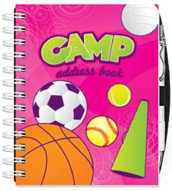 Girls Sports Camp Address Book