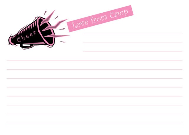 Love/Cheer From Camp  Notecards (Camp Stationery)