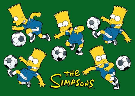 Simpsons Soccer Rug 24 x 48