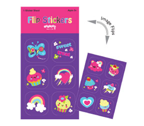 Flip Stickers Cupcakes