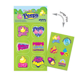 Flip Stickers Peeps