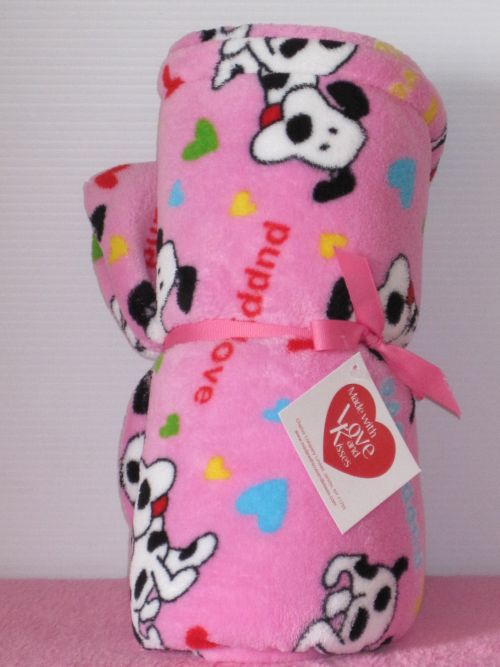 Made with Love & Kisses Flurr Blanket