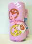 Made with Love & Kisses Flurr Blanket-Pink Peace