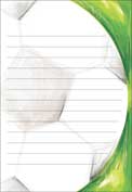 Penny Laine Stationery Kit- Soccer Ball Lined (Camp Stationery)