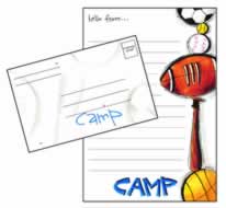 Penny Laine Fold And Seal - Sports-Lined (Camp Stationery)