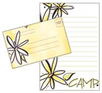 Penny Laine Fold And Seal - Yellow Daisies-Lined (Camp Stationery)