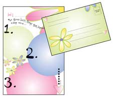 Penny Laine Fold And Seal - Balloons (Camp Stationery)