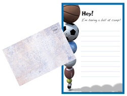 Penny Laine Papers-Sports-Fold n Seal (Camp Stationery)