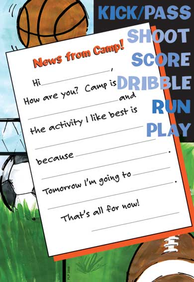 Penny Laine Papers-Kick/Pass Fill In (Camp Stationery)