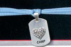 Dog Choker-Heart with Camp