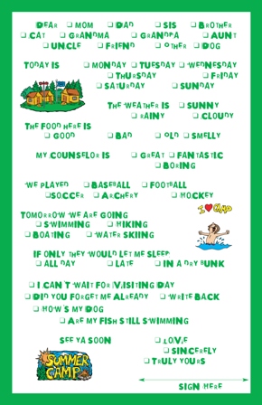 Boys Check Off Pad