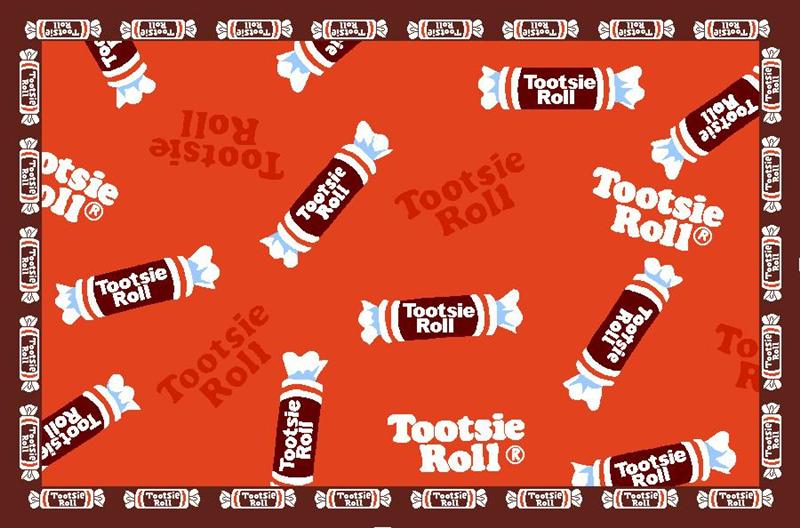 Tootsie Roll Candy Rug