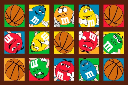M&M Basketball Rug