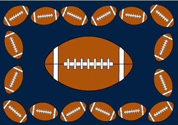 Football Time Rug