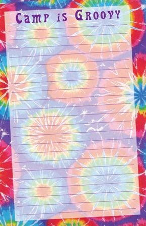 Camp is Groovy  Memo Pad