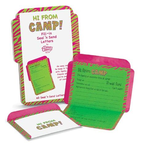 Zebra Stripes Seal n Send Write in Stationery
