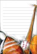 Penny Laine Stationery Kit- Multisports Lined (Camp Stationery)