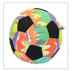 Tie Dye Soccer Ball Autograph Pillow (Bunk Junk)