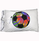 Tie Dye Soccer Autograph Pillow Case with Pen (Bunk Junk)