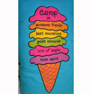 Camp Is-Ice Cream Autograph Pillow (Bunk Junk)