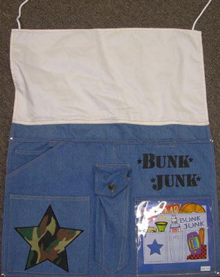 Denim Star Bed Caddy (Bunk Junk)