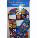 Sports Block Fold and Seal Stationery