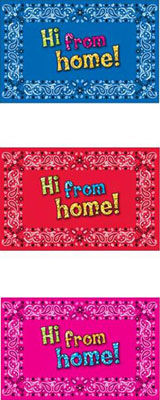 From Home Bandana Postcards (Camp Stationery)