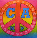 Camp Square Peace Autograph Pillow (Bunk Junk)