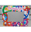 Peace Birthday Girl Frame