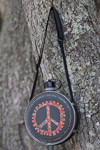 Canteen Grey Peace Sign