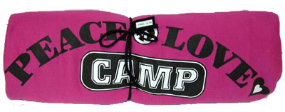 Peace/Love/Camp Sweatshirt Blanket