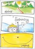 Penny Laine Greeting Cards- Hiking, Swimming, Laughing