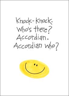 Penny Laine Greeting Cards- Knock, Knock