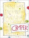 Penny Laine Papers Greeting Card-Happy Camper