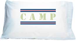 Penny Laine Papers Autograph Pillowcase-Camp