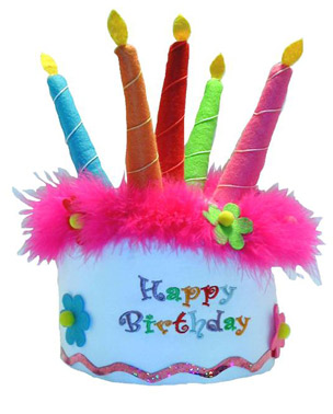Birthday Cake Autograph Pillow w/Pen