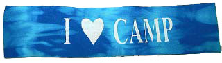 Microfiber Headband-I Love Camp