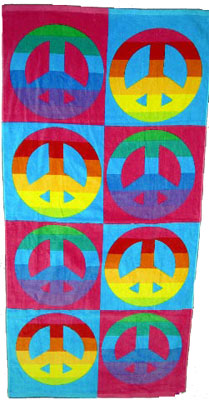 Peace Rainbow Towels