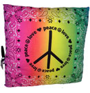 Multi Bandana Peace Autograph Pillow with Pen (Bunk Junk)