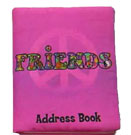 Friends Peace Address Book-Pink