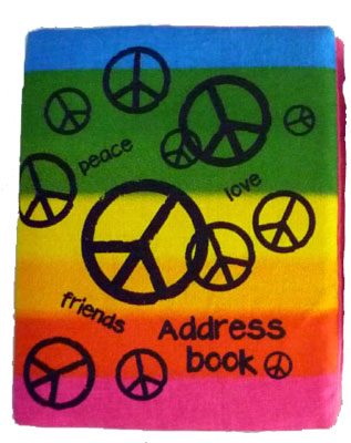 Rainbow Stamp Address Book (Bunk Junk)