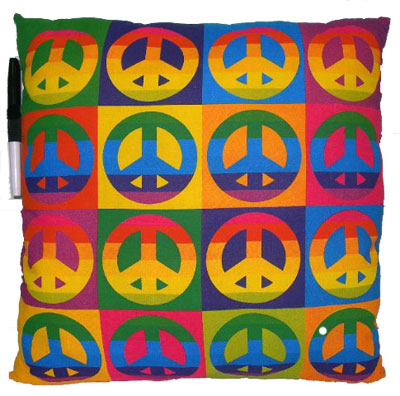 16 Peace Square Autograph Pillow (Bunk Junk)